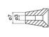 Bico de dessoldagem HAKKO N60-07, para FR400 3,0 mm